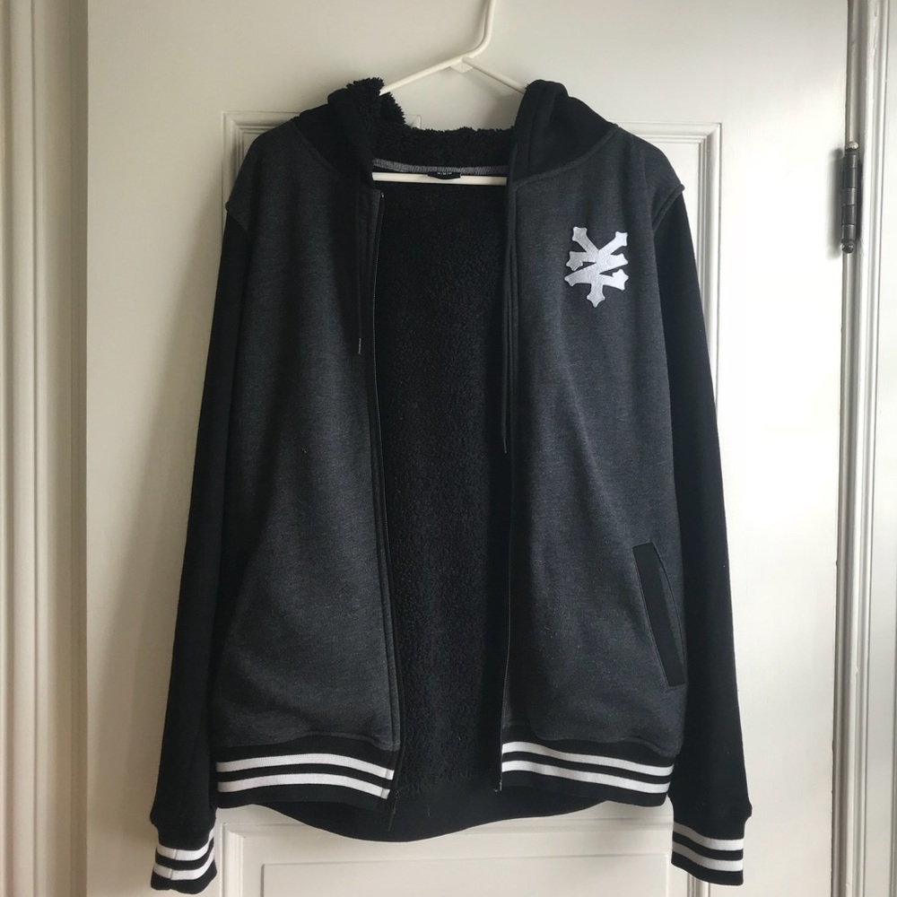 Zoo York Men’s Hoodie with Sherpa Lining